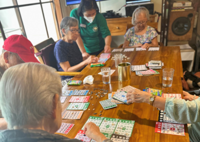 Residents Playing Bingo